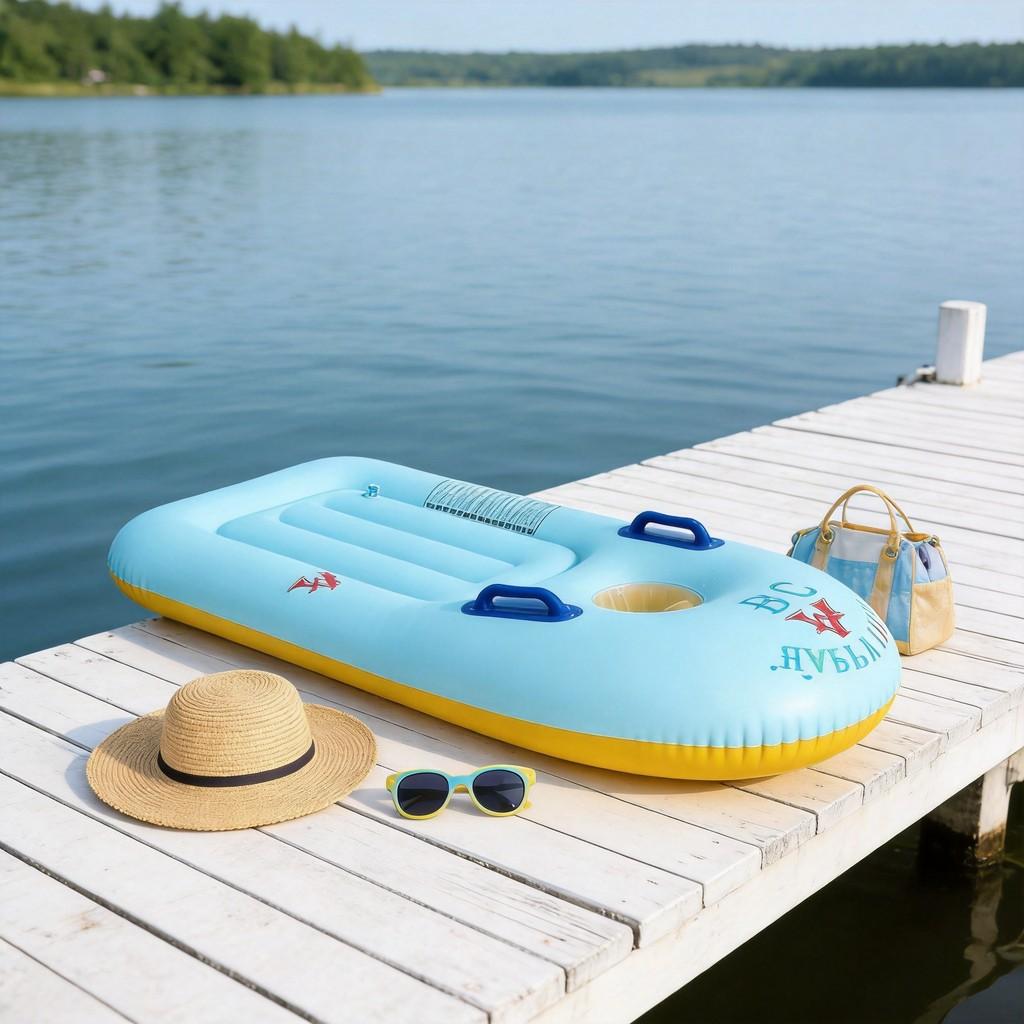 Aufblasbares Surfbrett für Kinder aus PVC-Material für Spaß beim Schwimmen und Wasserspielen