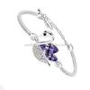 Punk Crystal Bangle Costume Rhinestone Jewelry Statement Big Bangle