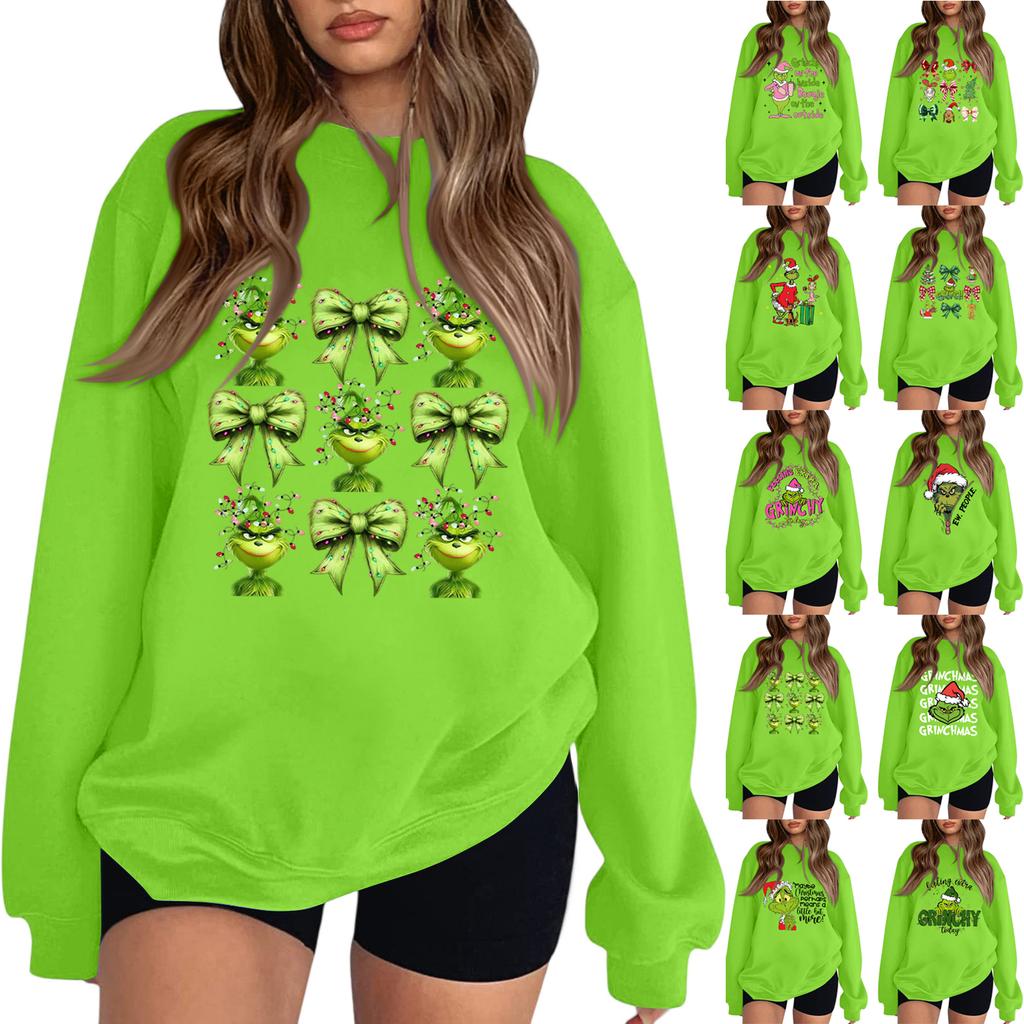 Crewneck Sweatshirt For Women Fall Graphic Sweatshirts Vacation Long Sleeve Drop Shoulder Pullover
