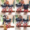 Stuffed Plush Nezha Doll Keychain Toy Backpack Decor Gift For Kids Girls Boys