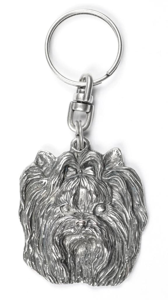 Yorkshire Terrier, Yorkie I - Silver-plated Pendant with a Dog In a Decorative Box, Handbag Decoration, Backpack Pendant by Art-Dog Brand