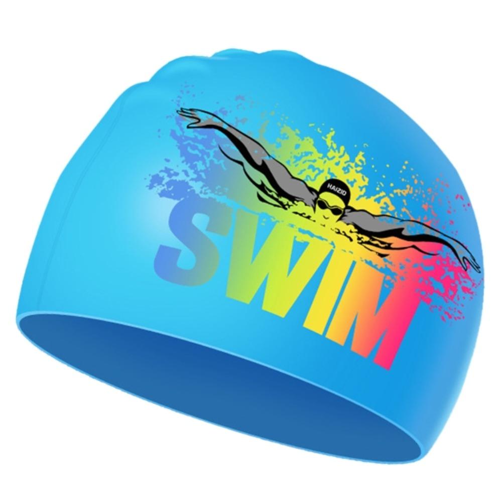 Kappen Brief Ohren Schützen Brief Badekappe Elastische Taucherhaube Schwimmkappen Silikon Schwimmhut