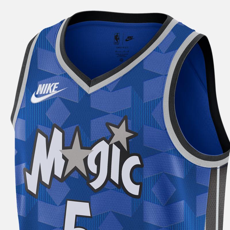 Nike NBA Orlando Magic Paolo Banchero 2023/24 Hardwood Classic Edition Swingman Jersey Game Royal/Grey/White Unisex Streetwear DX8612-480