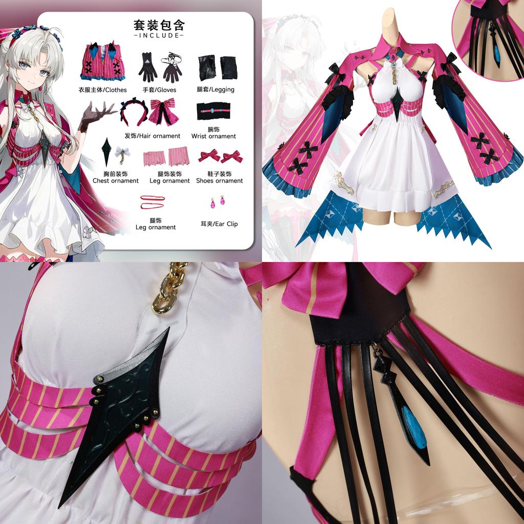 Adorable Cosplay Costume For Character Role Play Featuring Kelita With Accessories And Wig