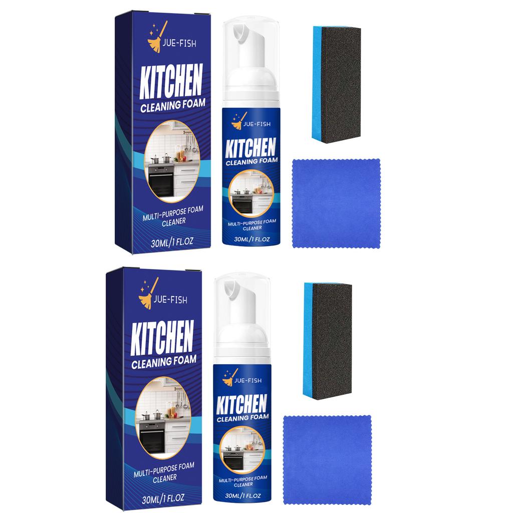 Heavy Duty Kitchen Heavy Oil Foam Cleaner Stove Range Hood Stain Remover Deep Degrease Grease Prone Kitchen Appliances Tools