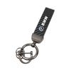 Leather Car Logo Key Chain Keyring Auto Interiors Accessories For BMW 50th Anniversary E46 E90 E60 F30 F10 E39 E36 F20 G20 G30 ulcr72