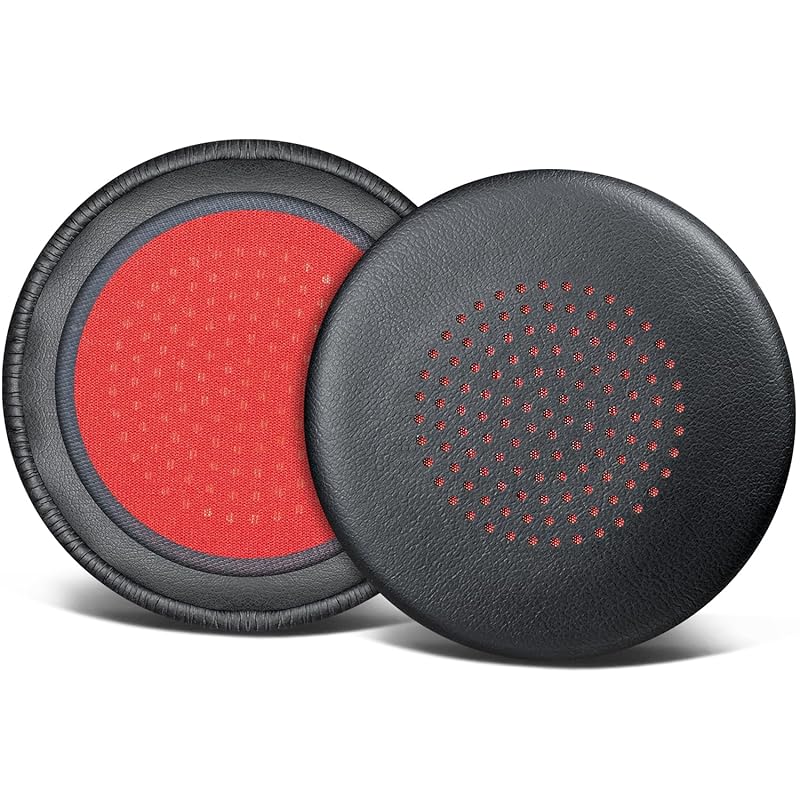 

SOULWIT ear pads cover for Plantronics Voyager Focus 1/2 UC, B825, 4210/4220 for exchange pad case Poly BlackWire