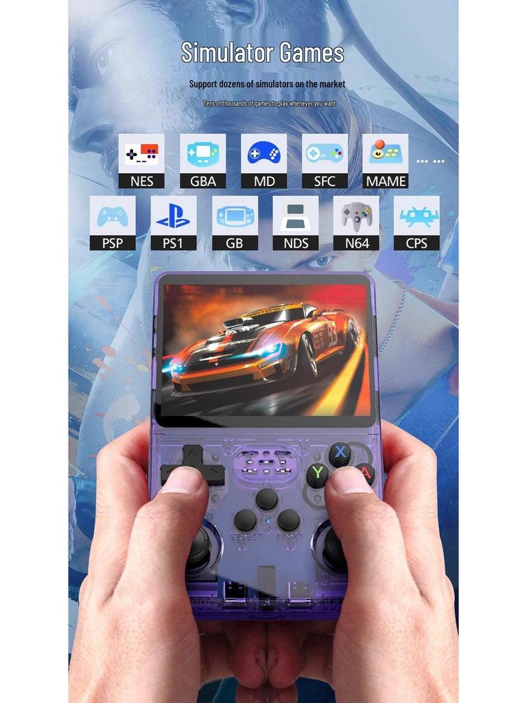 R36S Open Source Dual System Portable Retro Handheld Console - Nostalgic 3D Arcade Gaming
