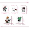Skull Series Punk Creative Brooches Rib Skeleton Rose Flower Badge Bag Denim Enamel Lapel Pins Gifts for Friends Fashion Jewelry