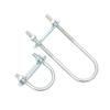 1Pcs Screws Pipe U-clamp Galvanized Q235 Carbon Steel Round Bolt M8 Round Tube Clamp  for Round Tube