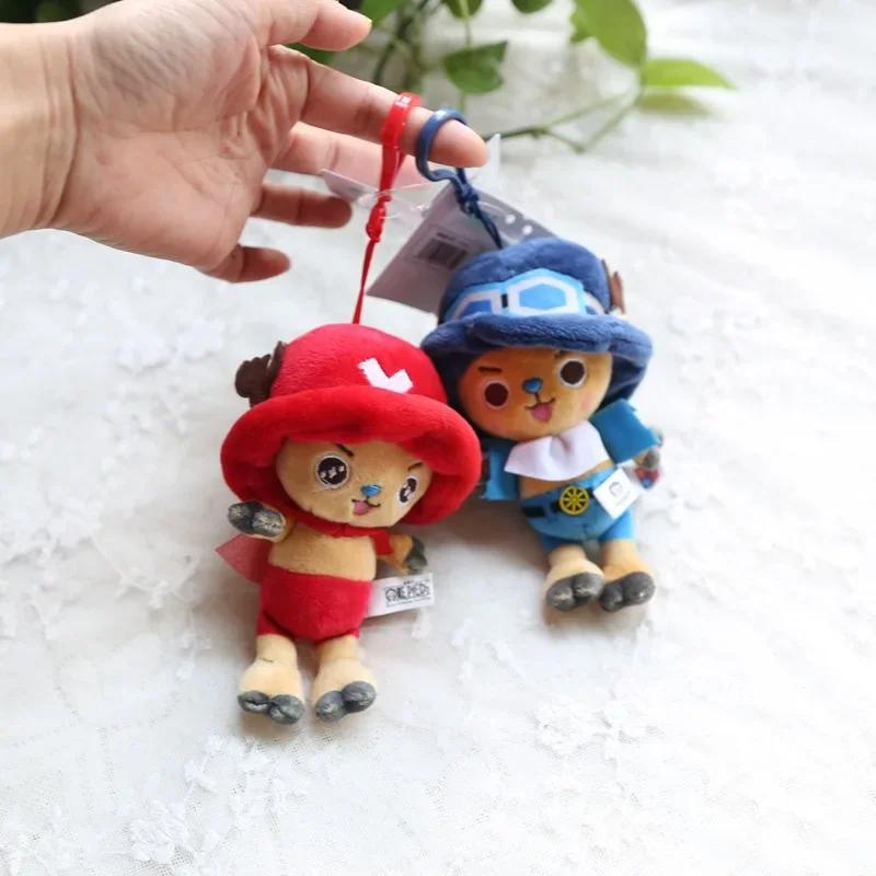 12Styles One Piece Kawaii Luffy Roronoa Zoro Tony Tony Chopper Laboon Merry Plush Toy Anime Stuffed Doll Keychain Christmas Gift