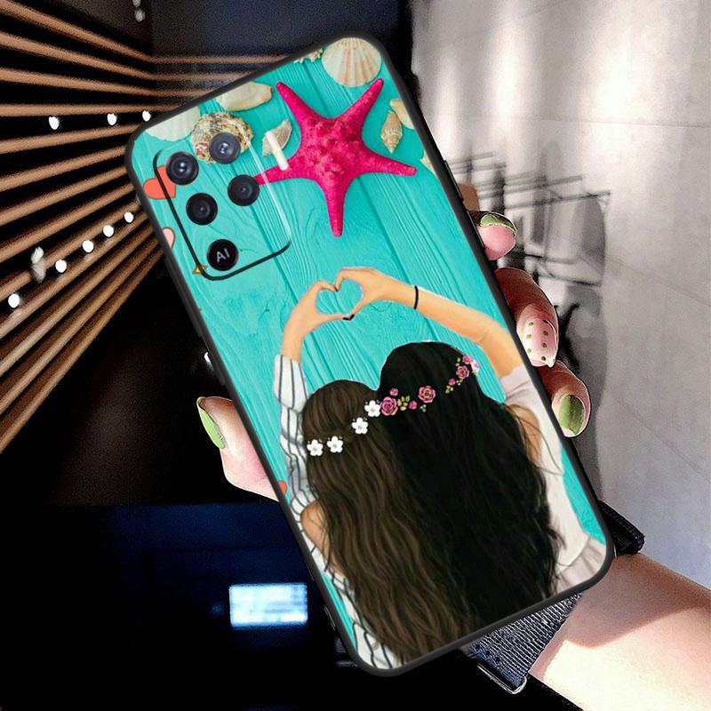 Girls Bff Best Friends Forever Case For Oppo A78 A98 A18 A38 A58 A60 A80 A40 A77 A57 A17 A74 A54 A94 A96 A76 A16 A15 A5 Pro