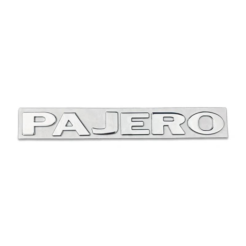 cwykqr1 Metal Car Letters Emblem Trunk Sticker for Mitsubishi PAJERO Decorative Badge Auto Body Side Decal Accessories