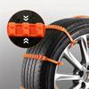 Winter Car Tire Chains Anti-Slip Snow Chains for Tires Emergency Road Safety Gear for Ice and Snow Driving Easy To Install Strap