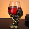 1 stk Vinglass med løvestilk Blyfri Krystallklar Champagneglass Beger For Whisky Cocktail For Bar Pub Klubb Restaurant Og Hjemmebruk Drikkeglass Ac