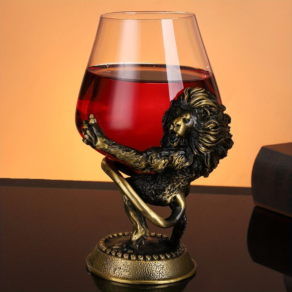 1 stk Vinglass med løvestilk Blyfri Krystallklar Champagneglass Beger For Whisky Cocktail For Bar Pub Klubb Restaurant Og Hjemmebruk Drikkeglass Ac