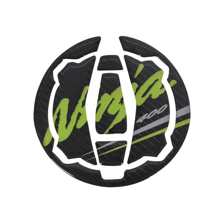 Decalcomanii tip os de pește din fibră de carbon și autocolante pentru rezervorul de combustibil Kawasaki Ninja 400