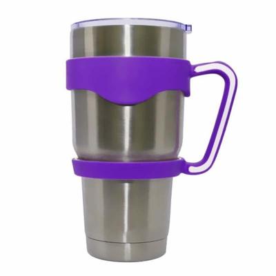 30 oz Yeti Rtic Sic Bardak Tutucu Tumbler Rambler Seyahat Bardağı İçin Mor Sap