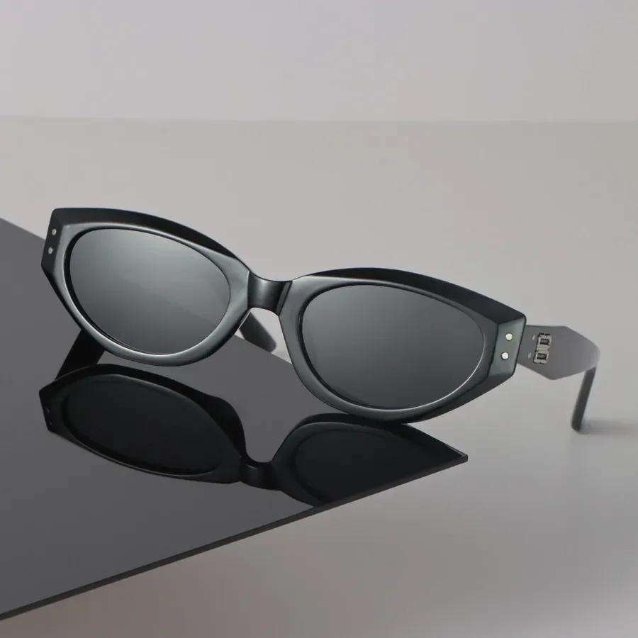 Óculos de Sol Redondos da Moda Mulheres Homens Retrô Luxuosos Minimalistas Elegantes Óculos Personalidade Casual