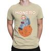 Moon Unisex Planet Monero Xmr Crypto Novelty 100 Cotton Tshirt Monero Xmr Tops Tees For Unisex
