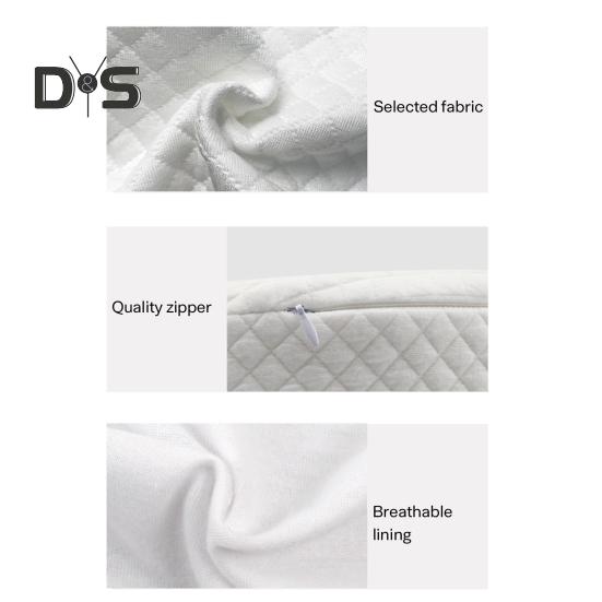 Baby-Schlafkissen, Memory-Schaum, Still-Keilkissen, Anti-Reflux-Keilkissen für Säuglinge mit Reißverschlussbezug für Jungen und Mädchen, Bett, Kinderzimmer