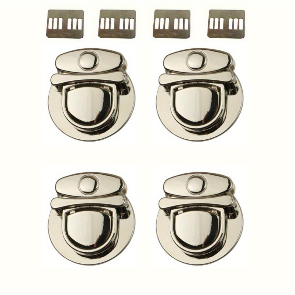 

4 шт. Женский замок-застежка для сумки, Застежка для сумок ручной работы, Защелки, Металлические защелки, Застежки для кошелька, Пряжка для кошелька