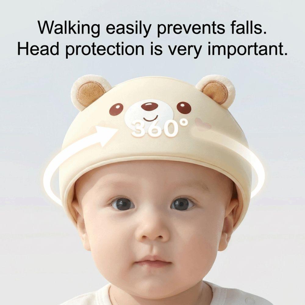 Adjustable Strap Baby Head Protector Breathable Toddler Safety Hat Padded Head Cushion Crawling