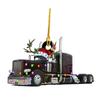 Christmas Vehicle Ornament Acrylic Truck Tractor Airplane Christmas Tree Ornament For Holiday Party Decoration Home Ornament