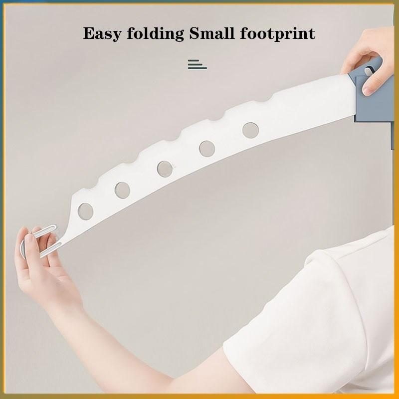 Haushalt Faltbarer Bodenwäscheständer Multifunktionaler Innenbalkon-Wäscheständer Abnehmbarer Baby-Kinder-Kleiderbügel