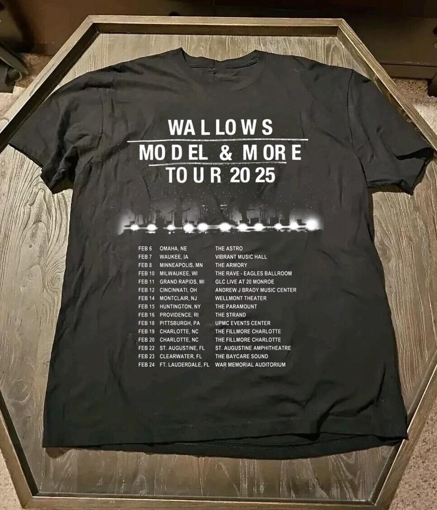 Wallows Band Tour 2025 Gift For Fans S to 5XL Black Unisex T-shirt BT925 Unisex T-Shirt XXXL