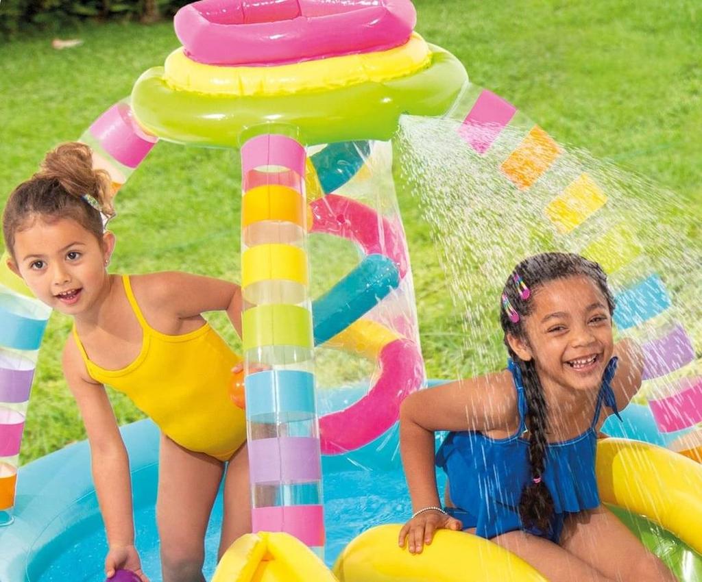 Loc de joacă gonflabil curcubeu