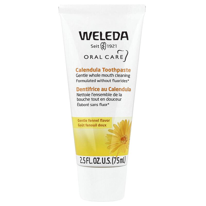 Oral Care, Calendula Toothpaste, Gentle Fennel, 2.5 Fl Oz (75 Ml)