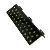 32 Holes Coral Frag Holder Acrylic Double Layer Fluorescent Green Magnetic Locking Frag Rack for