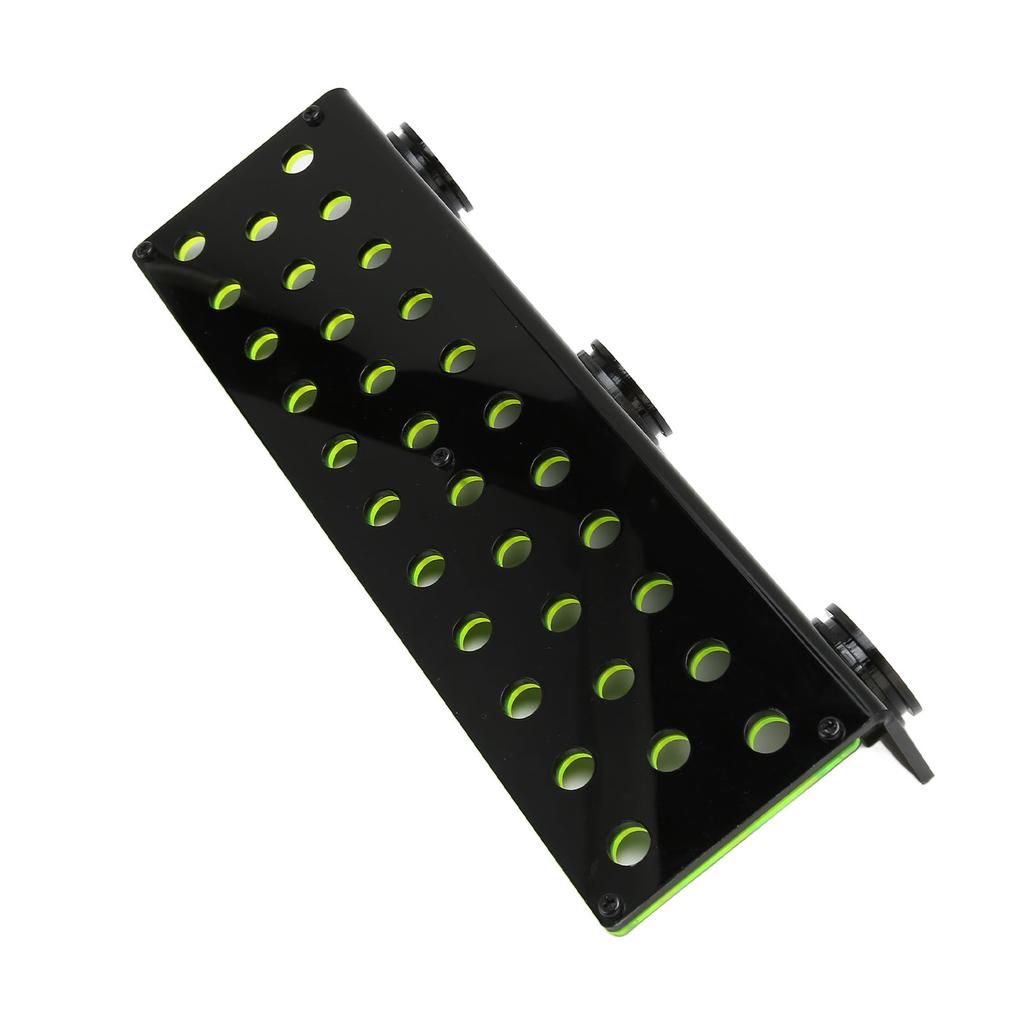32 Holes Coral Frag Holder Acrylic Double Layer Fluorescent Green Magnetic Locking Frag Rack for