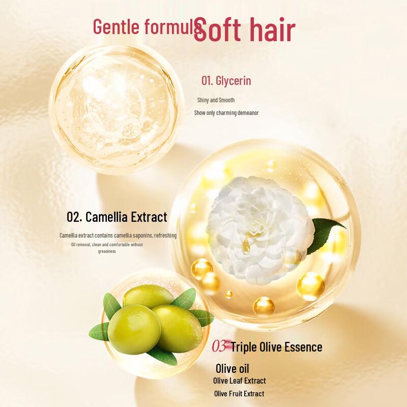 A'Gensn Camellia Oil Control & Anti-Dandruff Shampoo