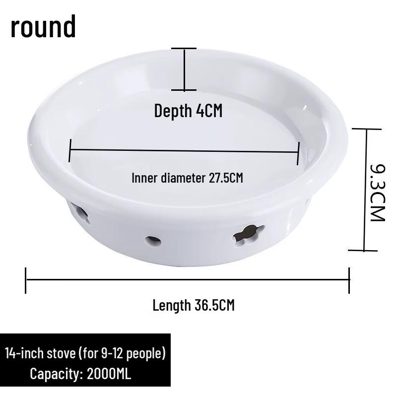 Ceramic Warming Serving Dish with Alcohol Stove