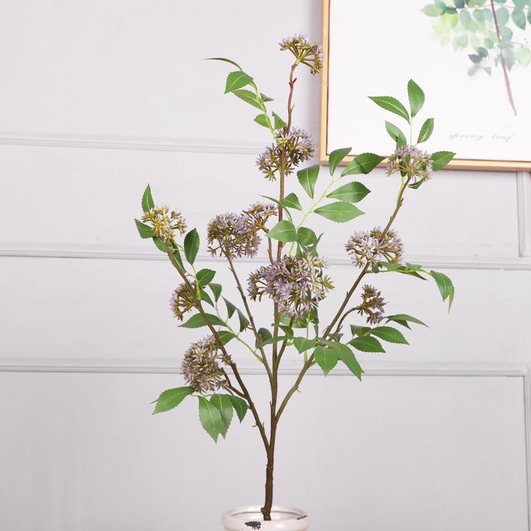 

Simulation of big branches and eight treasure fruit branches, layout of props, artificial plastic branches, wedding decoration simulation фиолетовый