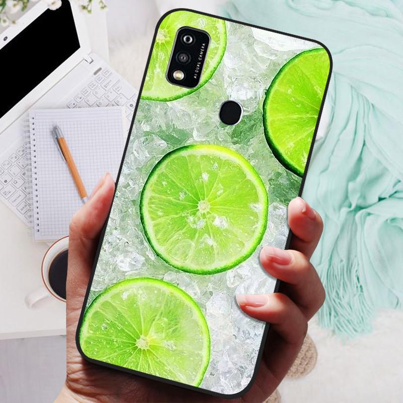 Für ZTE Blade A51 Hülle A71 Schwarze Abdeckung Löwe Wolf Silikon Weiche Rückseitenhüllen Für ZTE Blade A71 A7030 A 71 A 51 Schutzhülle