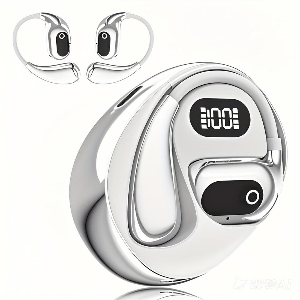 144 Language AI Voice Translation Headphones - Real-time Three In One OWS Translation Device with Wireless, Rechargeable Battery and USB Charging