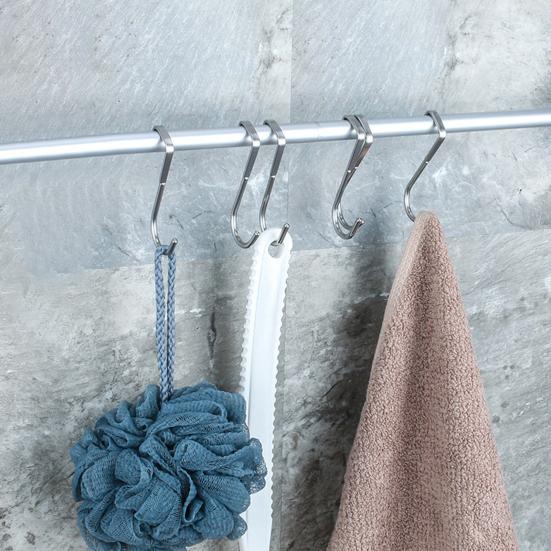 Over The Door Door Hanger Free Punching No Trace Stainless Steel Clothes Rack for Home