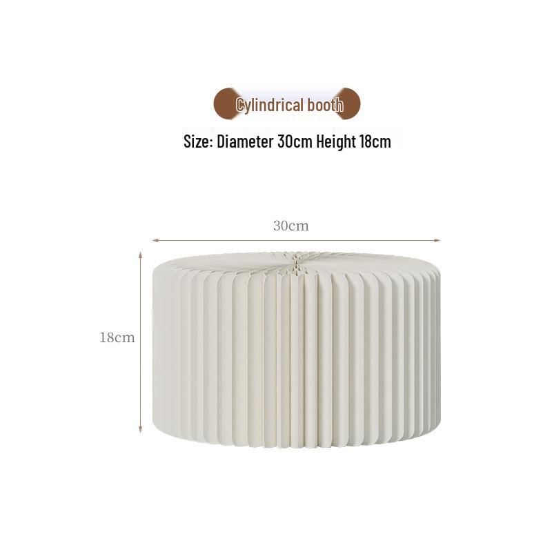 Multi-Layer Folding Exhibition Stand & Wedding Aisle Display Rack with Creative Cylinder Design