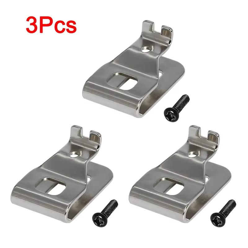 1/2/3/5Pcs Electric Drill Belt Clip Hooks With Screws For DeWalt 18V 20V Cordless Drills Wrench Holder Clip Hooks Tool Part