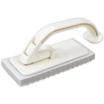 Azuma Bathroom Cleaning Bathroom Floor Sponge 7 X 16 For Cleaning Uneven Pointy Brush Penetrates Deep Into Attaches To Wall with Magnet for Easy PK779