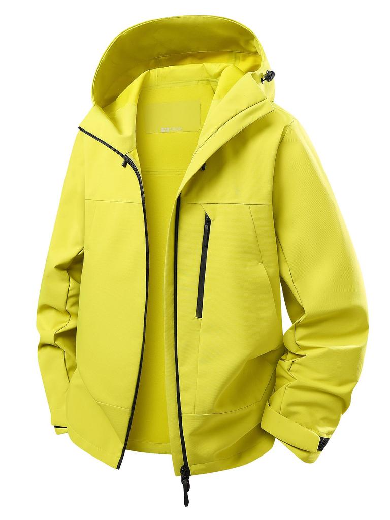 Unisex Hooded Windbreaker: Spring/Autumn Outdoor Sports Jacket and Mountaineering Coat
