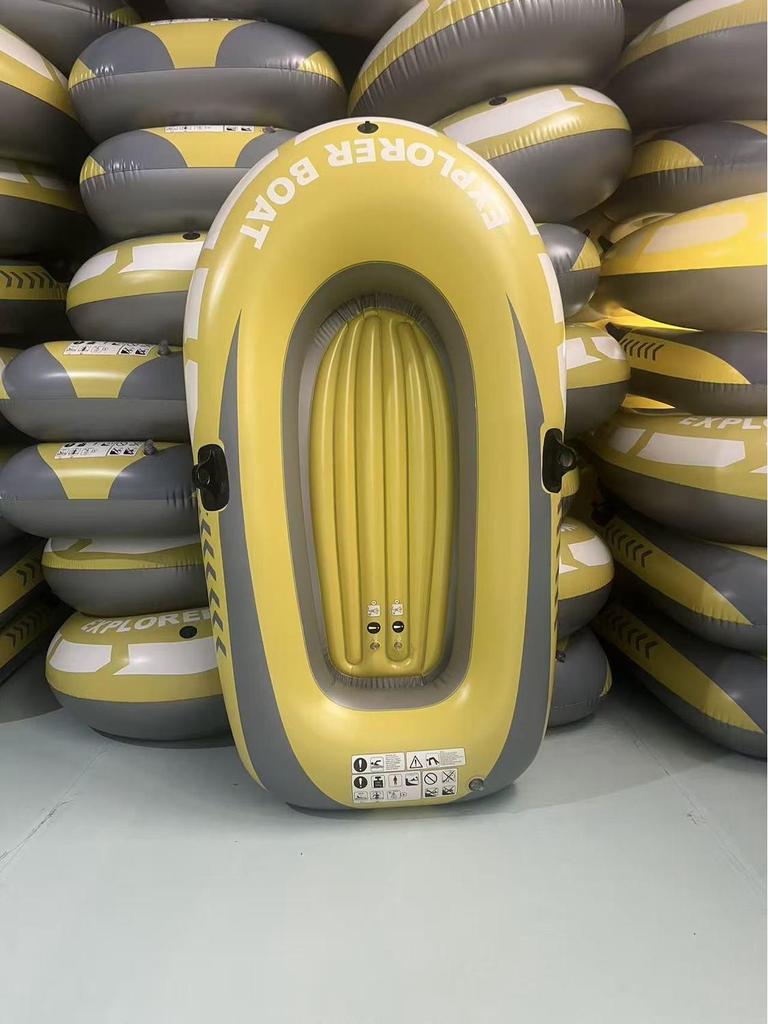 Thickened Inflatable PVC Kayak: Single/Double Air Cushion Boat for Fishing, Paddle Surfing, Rafting, Beach, Children's Use