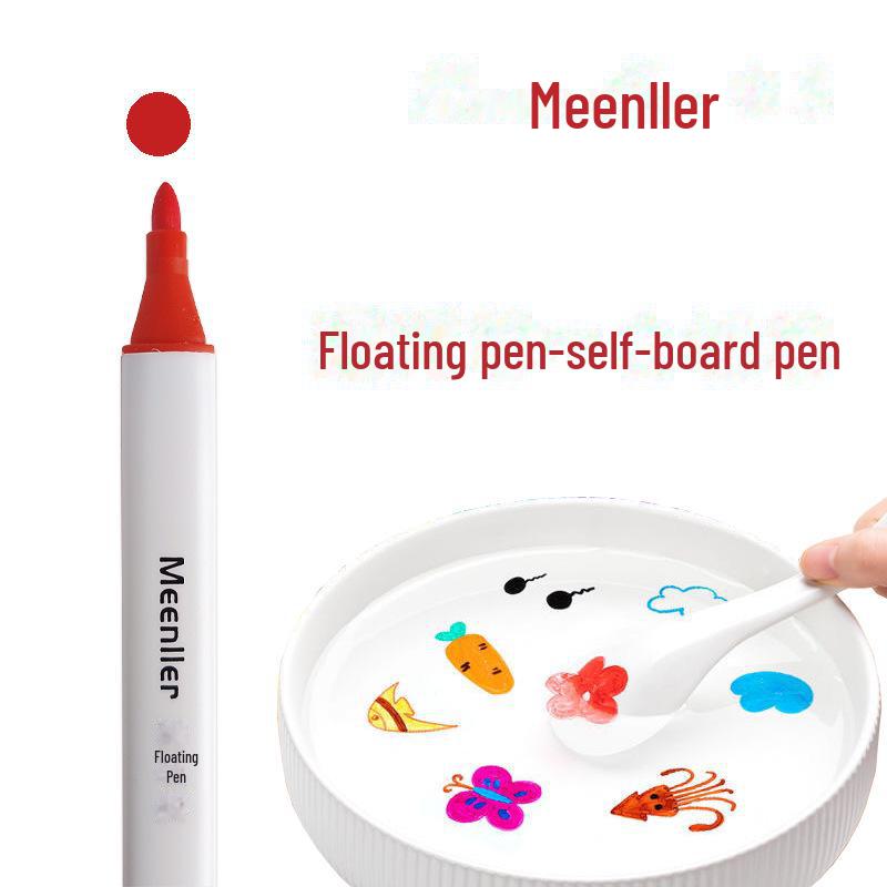 Kids' Internet Star Magic Color Water Doodle Pen Set, Erasable Fun 12 Colors for Whiteboard Drawing