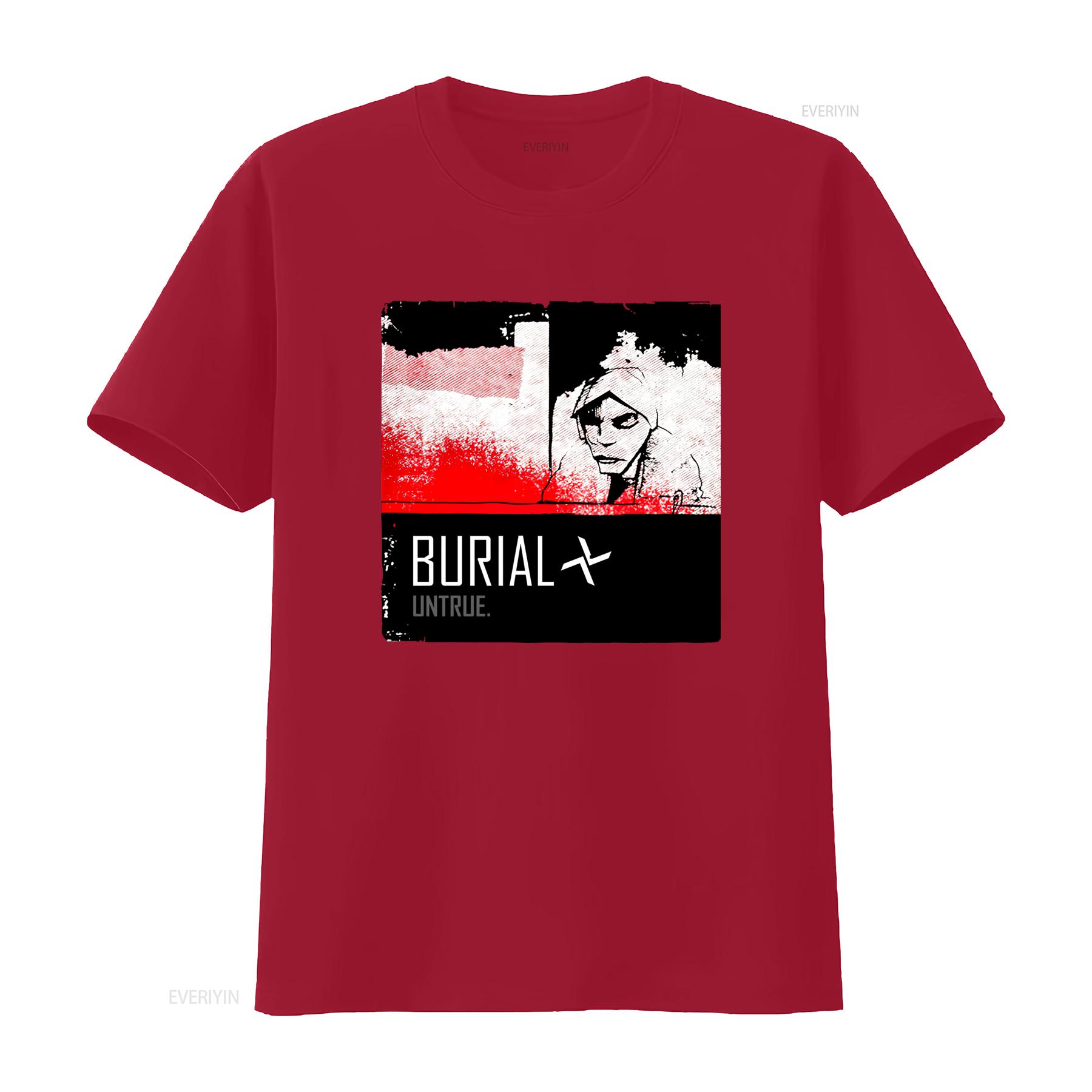 

Burial Untrue T Shirt in White Sizes S 5XL with Free UK Shipping vintage Washed streetwear designer clothes Breathable Unisex S