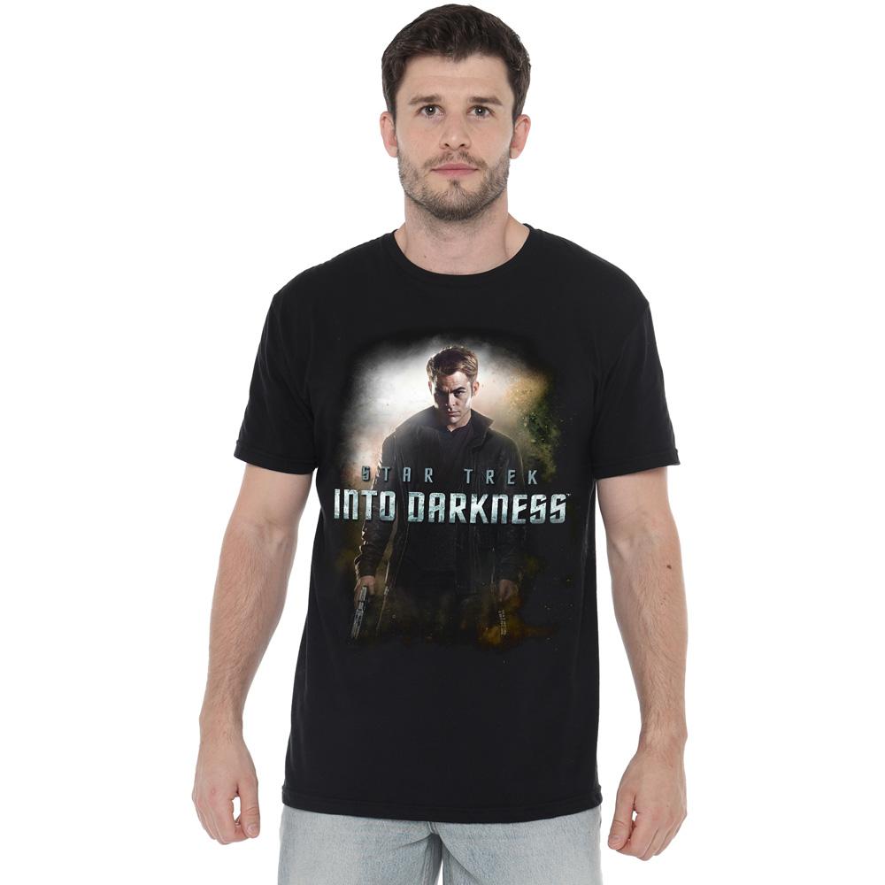 Star Trek: Into Darkness Mens Darkness Captain Kirk T-Shirt