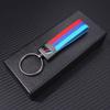 For BMW M X1 X3 Leather Car Keychain Key Chain Rings 3D Metal Keyring For BMW M Performance E46 E90 E60 F10 F30 E39 E36 F20 E87 G30 E92 E91 X5 vby40