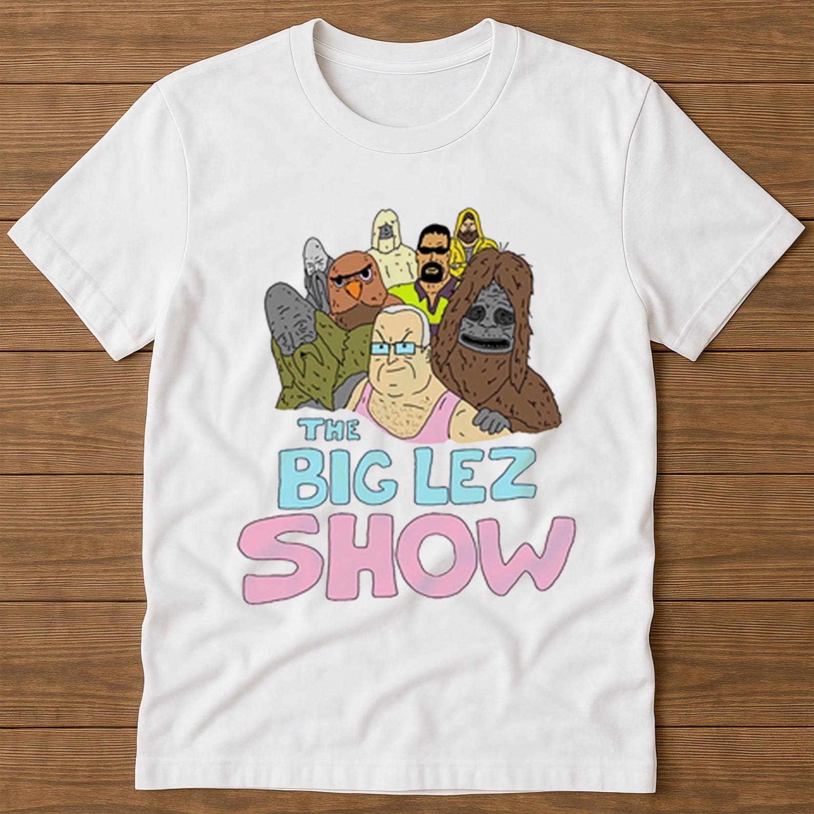 Sassy The Sasquatch Smoke Big Lez TV Show Funny Cult Gift Tee T-Shirt 1386 2XL